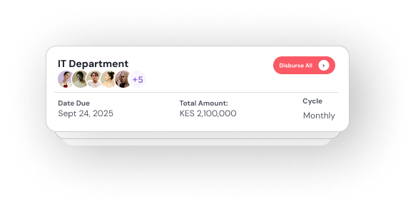 Pay every employee directly from one platform illustration